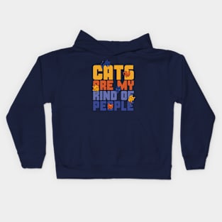 Cats are my Kind of People Kids Hoodie